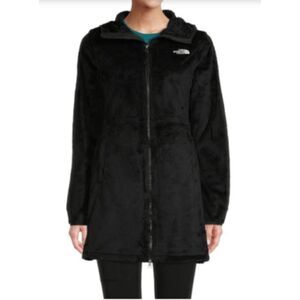 TNF north face black osito hooded jacket/coat parka long plus xxl